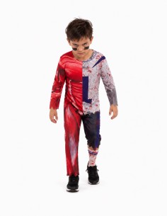 Costume Giocatore Zombie 8/10 Anni Nuovo | Costumi per Bambini Il Re del Carnevale